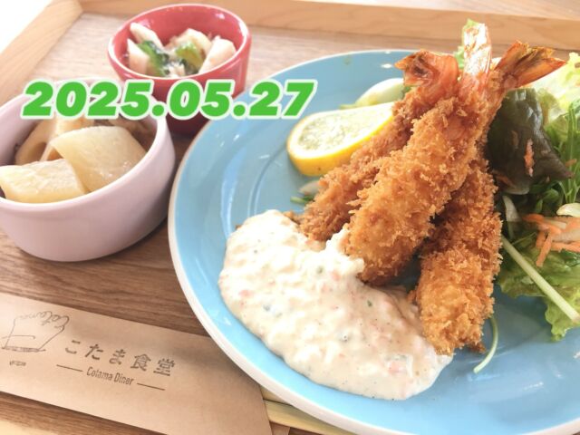 2025.05.27(火)

こんにちは❣️こたま食堂です。

良いお天気になりましたね☀️

今日の日替わりランチは

Ａ
こたまランチは売り切れました
メニュー表のメインどれでも🆗

Ｂ

オムライス

ハヤシライス

ドライカレー

明日、明後日は定休日です
よろしくお願いします🌱

#こたま食堂#できたて#揚げたて#ご飯おかわり3杯までOK#宮前駅周辺#和歌山グルメ#こたまランチ#お子様ランチ#電車が見られるお店#ガラス張り