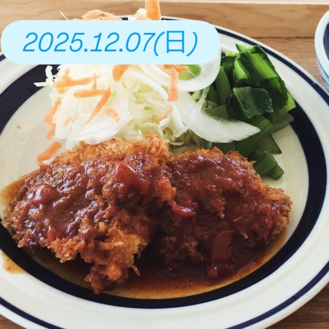 2025.12.07(日)

こんにちは❣️こたま食堂です

今日はとてもいい天気ですね✨空気がカラッとしててお出かけ日和ですね♪店内でお待ちしております！

今日の日替わりランチは

Ａ

ハンバーグ

からあげ

チキンカツ

白身魚のフライとエビフライ

Ｂ

ドライカレー

オムライス

本日はディナー営業日です🍂

#こたま食堂#できたて#揚げたて#ご飯おかわり3杯までOK#宮前駅周辺#和歌山グルメ#こたまランチ#お子さまランチ#電車が見られるお店#ガラス張り